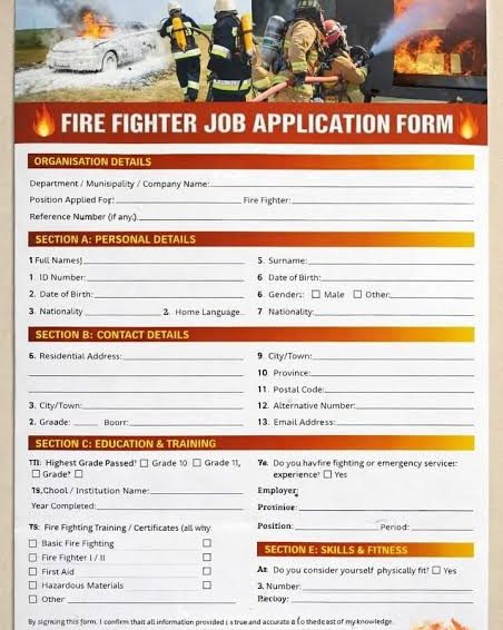 Fire Fighter Learnerships 2026 – Requirements, Stipend & And Check How to Apply